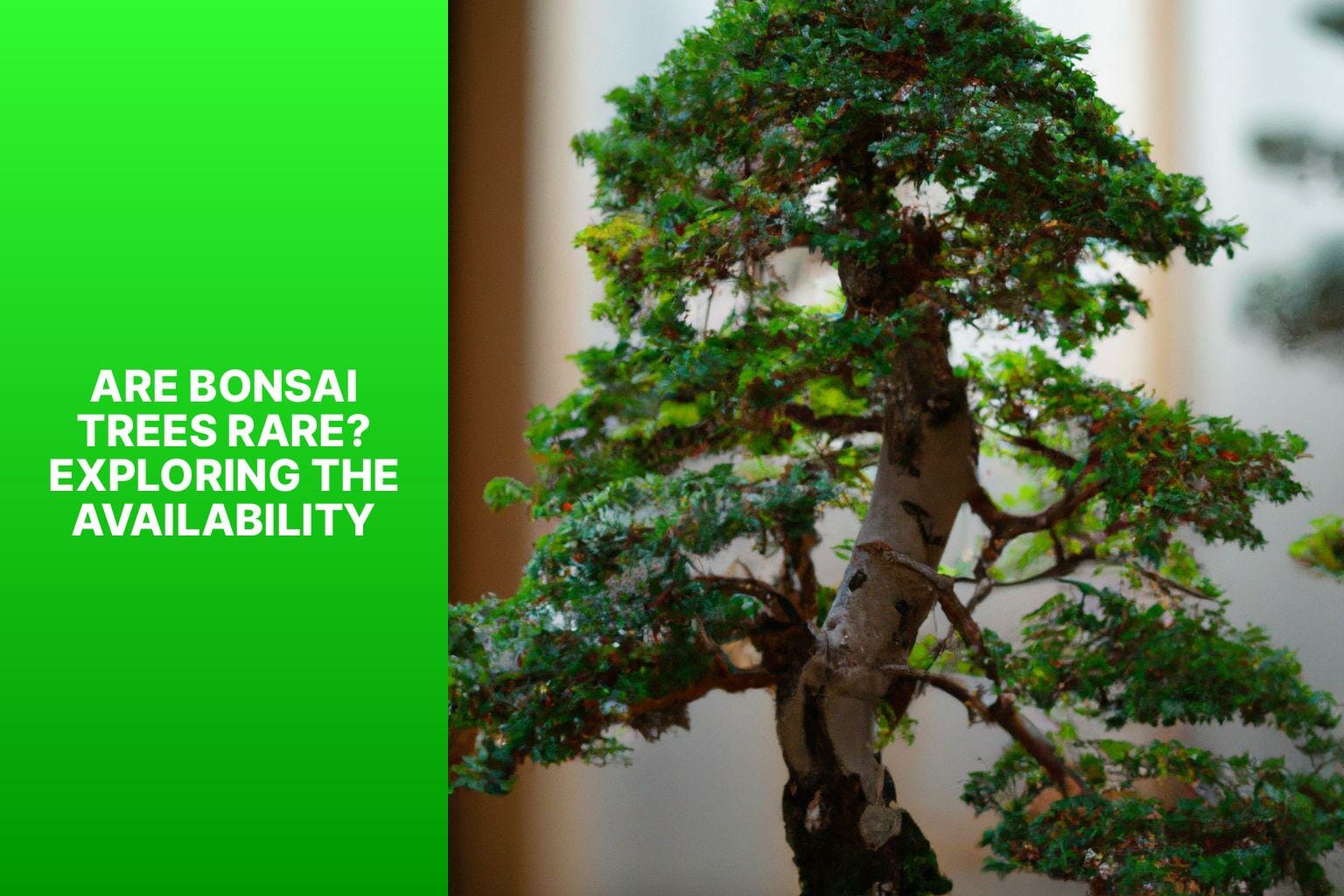 Are Bonsai Trees Rare? Exploring the Availability - are bonsai trees rare 