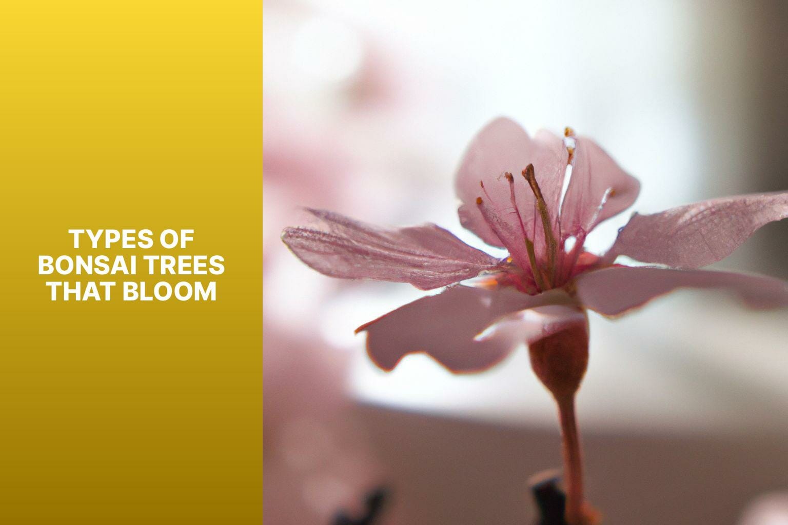 Types of Bonsai Trees That Bloom - when do bonsai trees bloom 